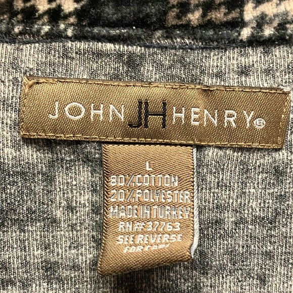 John Henry Men’s Pullover Henley Shirt - Picture 3 of 4